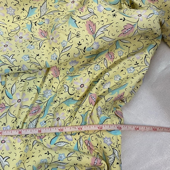 Patty O Neil Vintage dress yellow floral 12 - Picture 12 of 15